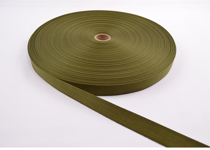 Olive Drab Solution Dyed A-A-55301 Milspec Nylon 1 Inch (25mm) Webbing