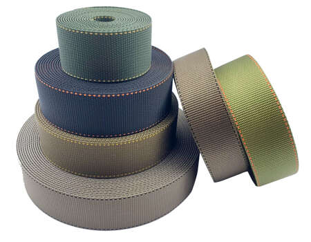 Nylon Webbing Mil-spec A-a-55301 1-1/4 Inch-wide Black Sold In By-The-Roll  Quantities